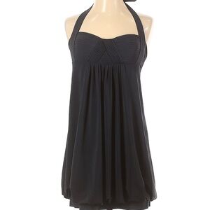 BCBGMaxAzria Black Halter Dress